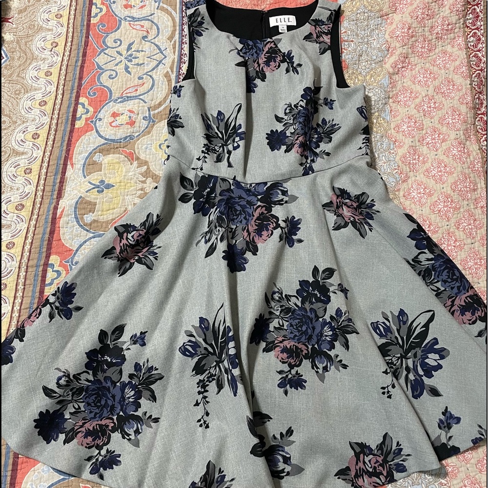 Floral Knee Length Dress